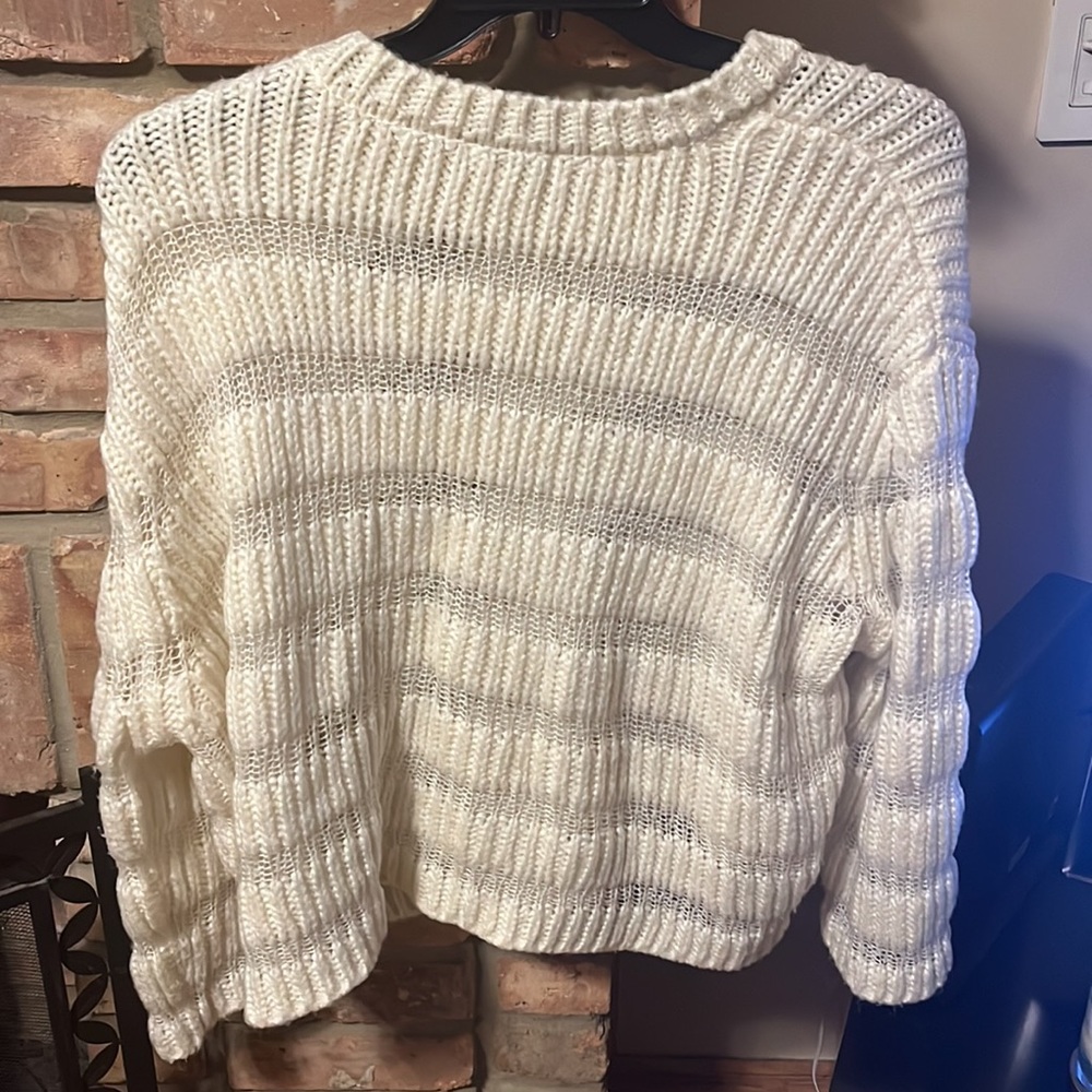 Cream sweater